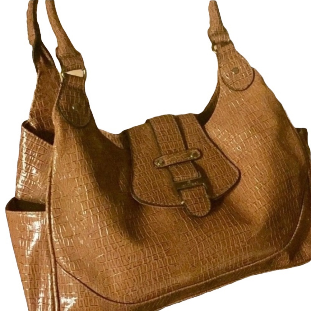 Once Upon A Time In Hollywood Cosplay Minicci 70s Hi-Gloss Faux Alligator Bag